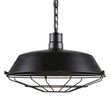Loft Style Vintage suspension abat-jour lumière-noir