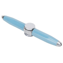 Stress Relief Fidget-Stift Gyroskop mit LED-Licht, tragbar in Hellblau