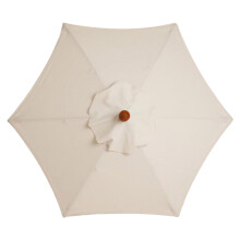 Capa de substituição para guarda-sol de pátio externo, impermeável, com proteção UV, em tecido de poliéster com design de ventilação, tecido