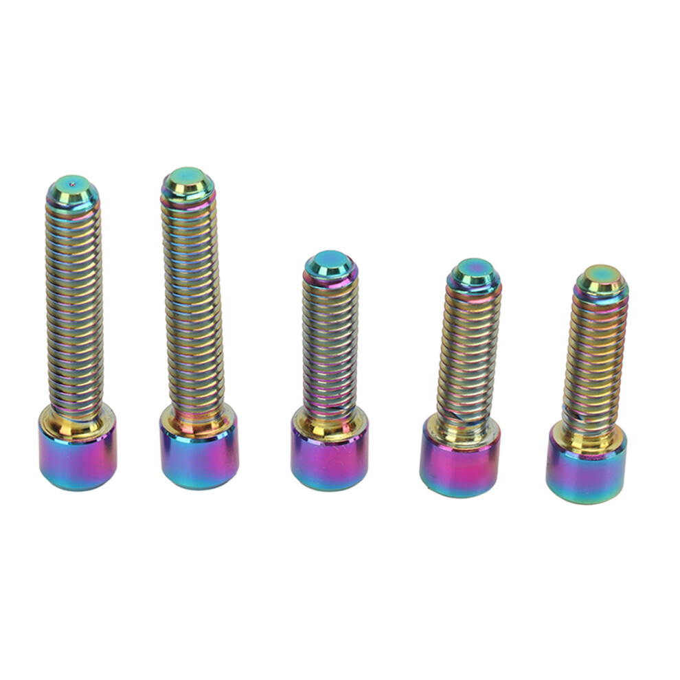 Titanium Alloy Socket Head Cap Screws High Strength Corrosion Resistant Rustproof Light Weight Durable Fasteners Easy Installation For Bicycle Auto Mo 9463374948650