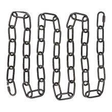 6 Feet Lighting Hanging Chain Extension with Connection-Black