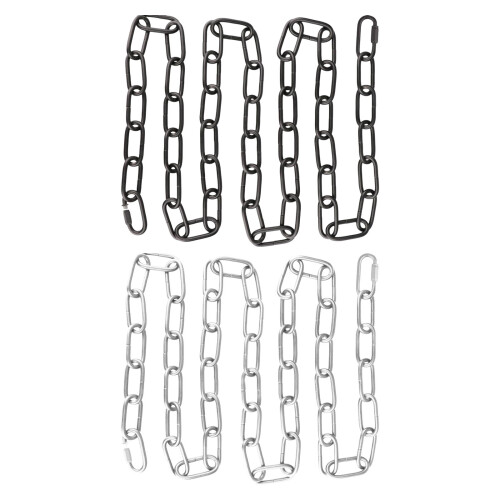6 Feet Lighting Hanging Chain Extension with Connection-Black 1