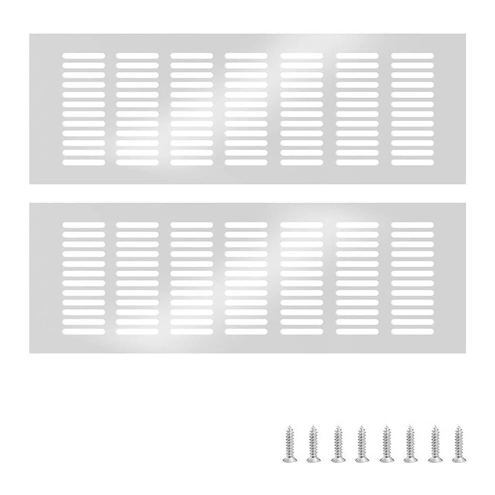 Cabinet Hardware Accessories, Metal Louvered Grill Cover For Kitchen And Bathroom, Rectangle Louvered Ventilation Grille Ensuring Corrosion 9340959539260