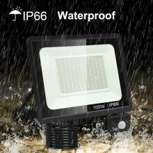 Motion Sensor Floodlight With Enhanced Detection, Super Bright Led For Outdoor Security, Waterproof Ip66, Energy Efficient Solution For Patios Walls