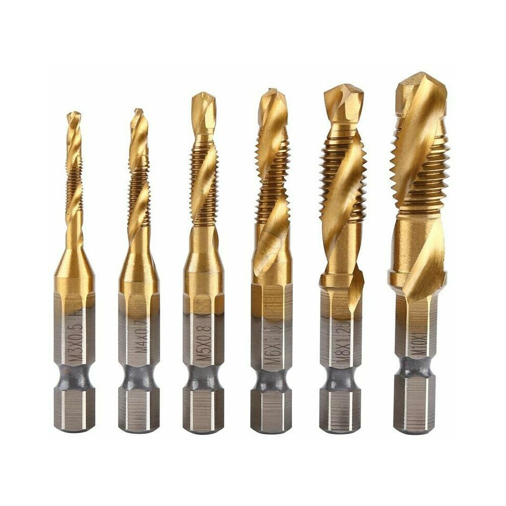 High-Precision Countersink Drill Bits, Hex Shank For Quick-Change, Hss Material Ensures Unmatched Performance 9433291714478