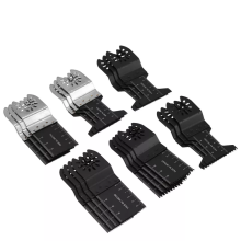 Quick Release Saw Blades for Oscillating Tools, Multi Tool Blades Kits with Efficient Drainage Grooves, High-Speed Cutting Performance on Various