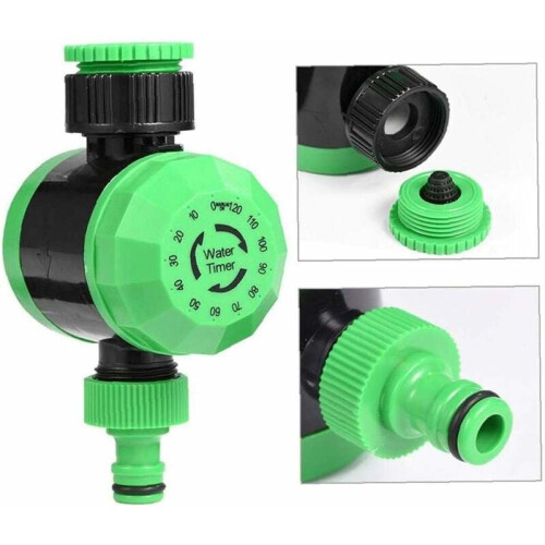 Automatic Garden Irrigation Controller, Eco-friendly Mechanical Timer with Easy Setup and Clear Markings, 120-Minute Programmable Watering for Lawn 2