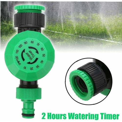 Automatic Garden Irrigation Controller, Eco-friendly Mechanical Timer with Easy Setup and Clear Markings, 120-Minute Programmable Watering for Lawn 1
