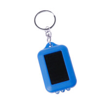 Kleiner Solar-Taschenlampen-Schlüsselanhänger, geeignet für-Blau