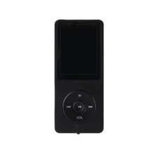 Reprodutor de música fácil de usar, compatível com vários formatos, com alto-falantes HD integrados e design compacto e portátil.