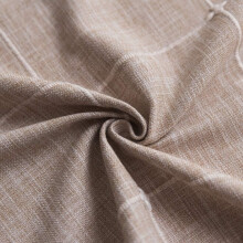 Lattice Embroidery Tablecloth, Elegant Modern Design Rustic Checkered Pattern Cotton Linen Fabric Table Cover for Kitchen Dining Patio Garden