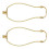 Support d'abat-jour, Support de harpe, abat-jour,-Doré 1 1