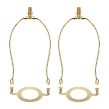 Set van 2 lampenkap montage harp beugel lichtbasis adapter-Goud