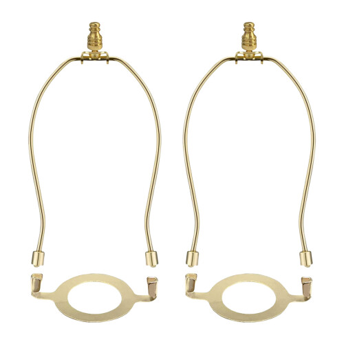 Lot de 2 abat-jour, support de harpe, ensemble de supports,-Or