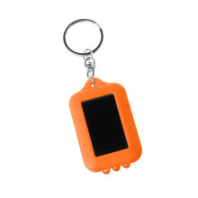 Solarbetriebene Schlüsselanhänger-Leuchte, tragbare-Orange