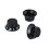 Durable Black Replacement Knobs for Guitar/Bass with White Lettering 13