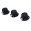 Durable Black Replacement Knobs for Guitar/Bass with White Lettering 15