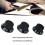 Durable Black Replacement Knobs for Guitar/Bass with White Lettering 5