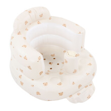Durable Baby Inflatable Seat with Leak Proof Valve Bright Cartoon Design