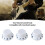 3PCS Plastic Rotary Guitar Knobs Tone Volume Control White Black Lettering 4