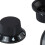 Durable Black Replacement Knobs for Guitar/Bass with White Lettering 7