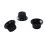 Durable Black Replacement Knobs for Guitar/Bass with White Lettering 6