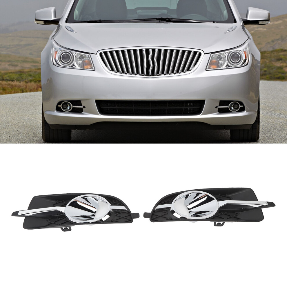 Pair Of Front Fog Lamp Cover Bezel For Lacrosse 2010-2013 Light 5081370329842