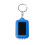 Portable Solar LED Flashlight Keyring Practical Keychain-Blue 1