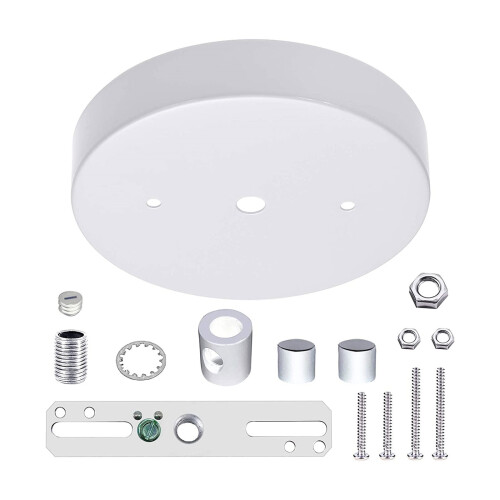 Elegant Ceiling Canopy Set Ceiling Canopy Mounting-White