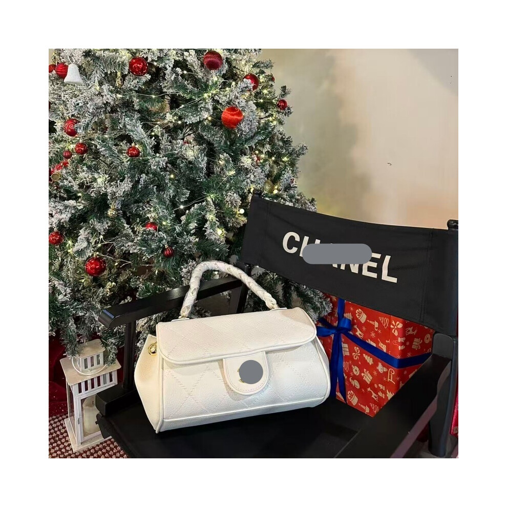 Lychee Pattern Cylindrical Handbag