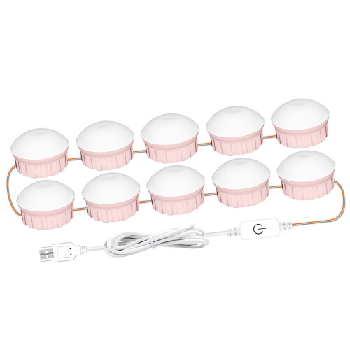 Ensemble d'éclairage de maquillage, ampoules LED à intensité-10