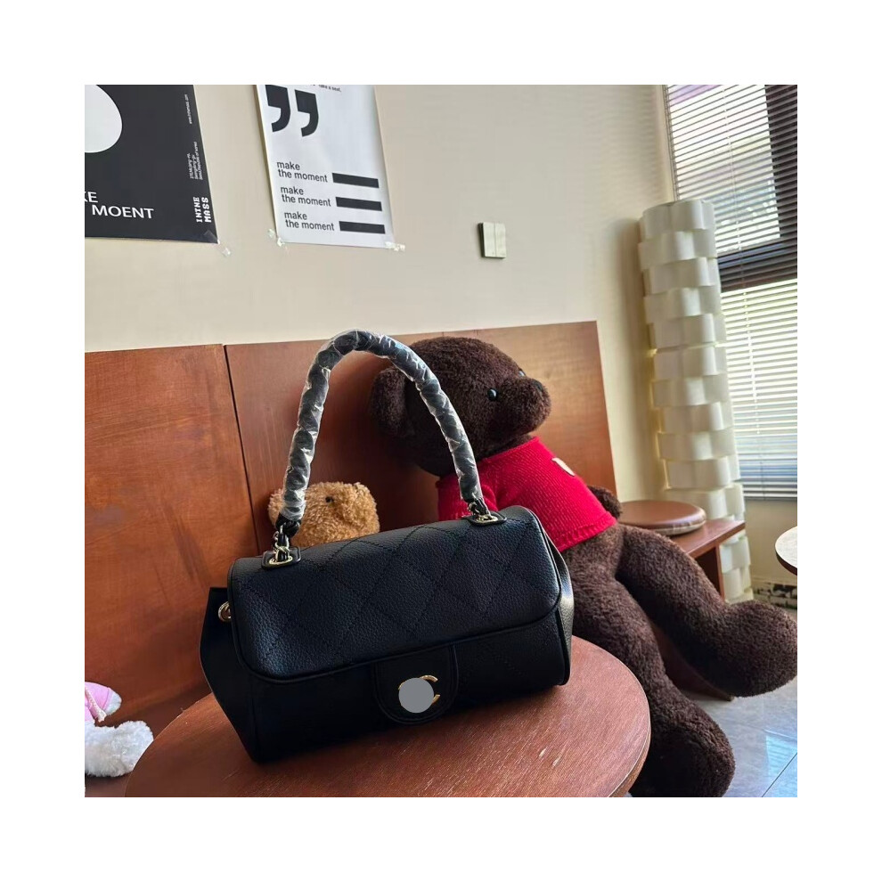 Lychee Pattern Cylindrical Handbag