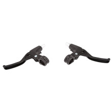 Aluminium Alloy Bicycle Brake Levers, High Strength Lightweight MTB Bike Hand Brakes Universal Fit for Mountain Bikes with Adjustable Reach and Quick