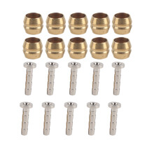 Hydraulic Disc Brake Hose Connector Insert Set Premium Materials Anti Rust Replacement Part No Oil Leakage Easy To Install High Toughness Precise Fit