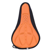 Coprisella per bicicletta, design ergonomico concavo, morbido cuscino per sella, imbottitura in schiuma ammortizzante, traspirante e confortevole per