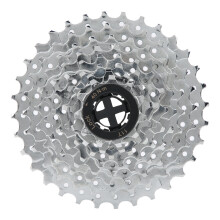Ultra Light Bicycle Cassette 9 Speed High Tensile Steel Gear Set Smooth Rotation Improved Chain Control Compatible With Shifting Systems Durable And C