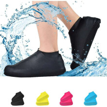 Fashion Transparent Design Waterproof Footwear Protector, Non-Slip Sole High Ductility Silicone Rain Shoe Cases For Men, Women, Kids, Reusable Silicon