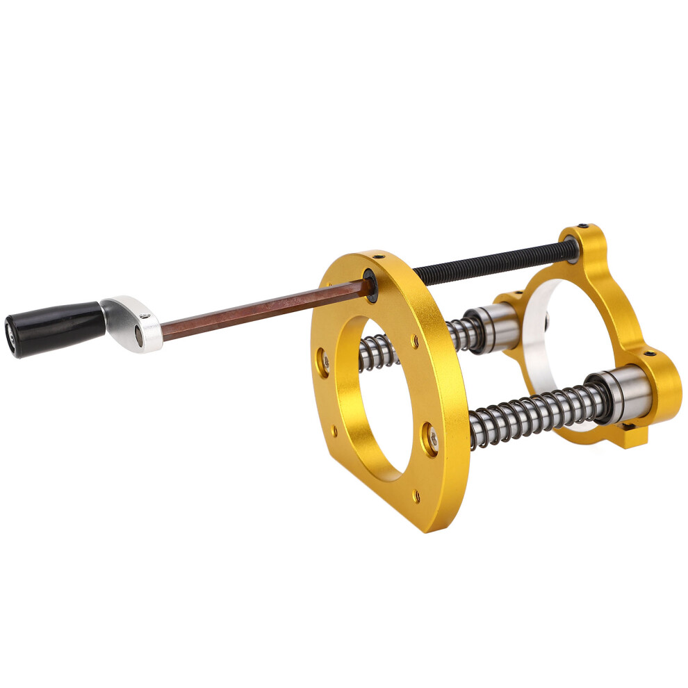 Aluminum & Stainless Steel Router Lift Base 70Mm Stroke Yellow 65Mm 8491370333270