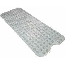 Extra lång halkfri badmatta, PVC-duschmatta med massagepartikeldesign och allergivänlig yta för säker och hygienisk användning på hotell och i