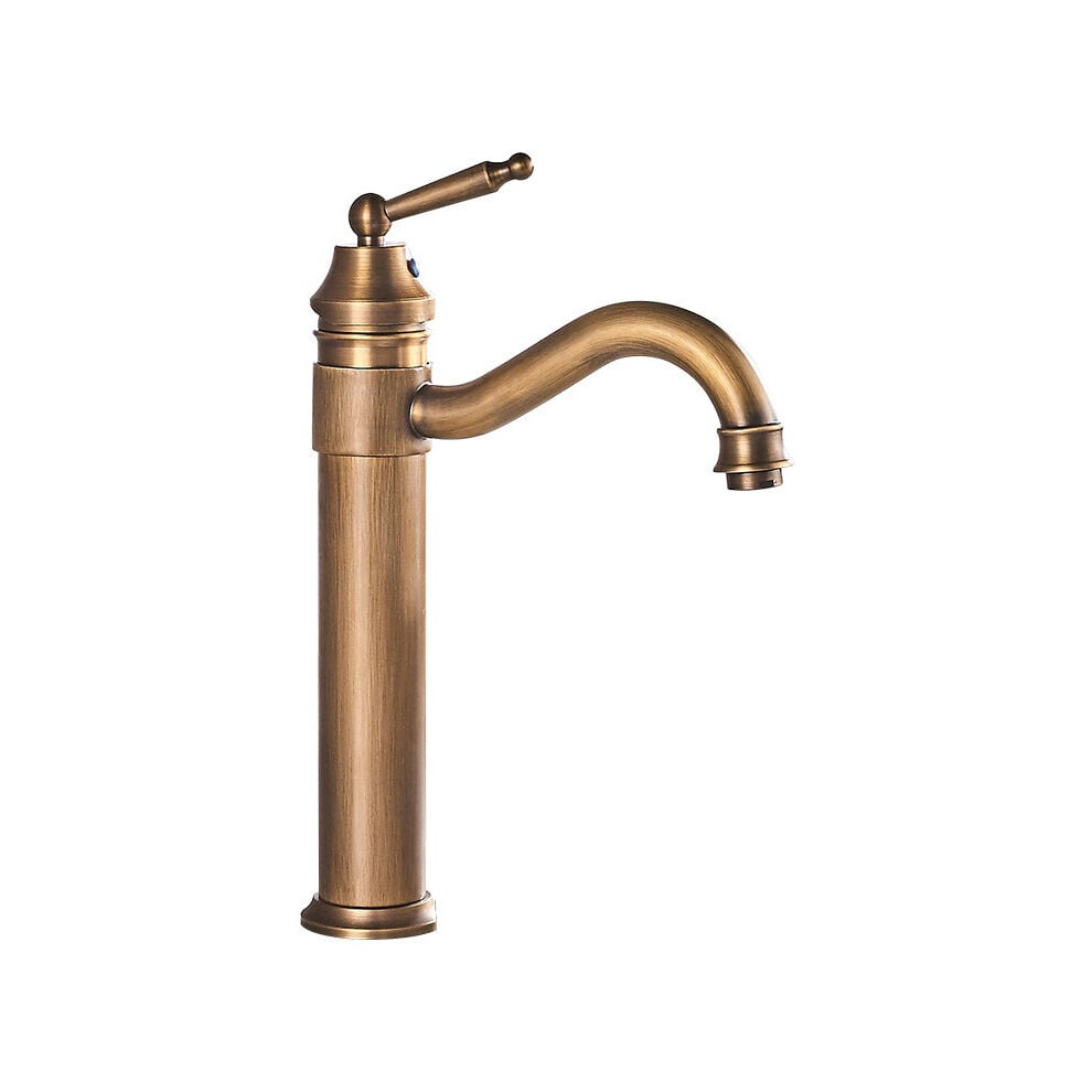 Charming Basin Faucet, No Splash Solid Brass Tap For Bathroom Vanity With Hot And Cold Water Switch 9433291695784
