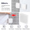 Stylish Bathroom Curtain, Microfiber Material with Embossed Pattern, Magnetic Hem for Secure Hanging, Navy Blue 4