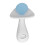 Baby Silicone Teether Stick Large Candy Shape 8x5.1cm Blue & White 2