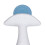 Baby Silicone Teether Stick Large Candy Shape 8x5.1cm Blue & White 10