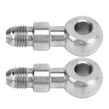 Edelstahl-Auge Banjo Adapter Verbindung 8mm Schlauch, 11mm Gewinde