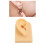 Modello di orecchio in silicone per piercing e allenamento, 7,5x5x3cm 1