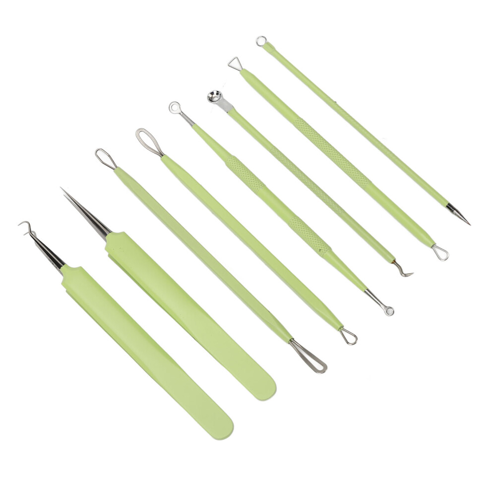 Unisex Stainless Steel Pimples Extractor Needles Set - Blackheads Remover Tool For Skin Care