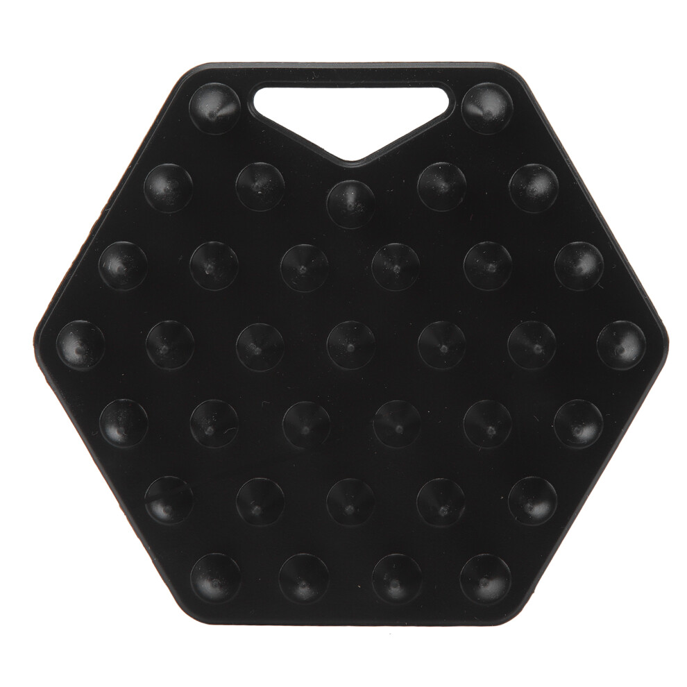 Black Deep Cleansing Silicone Facial Exfoliating Brush With Suction Cup