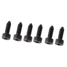 6PCS Black Hex Head Guitar Screws for Double Tremolo Bridge Saddle