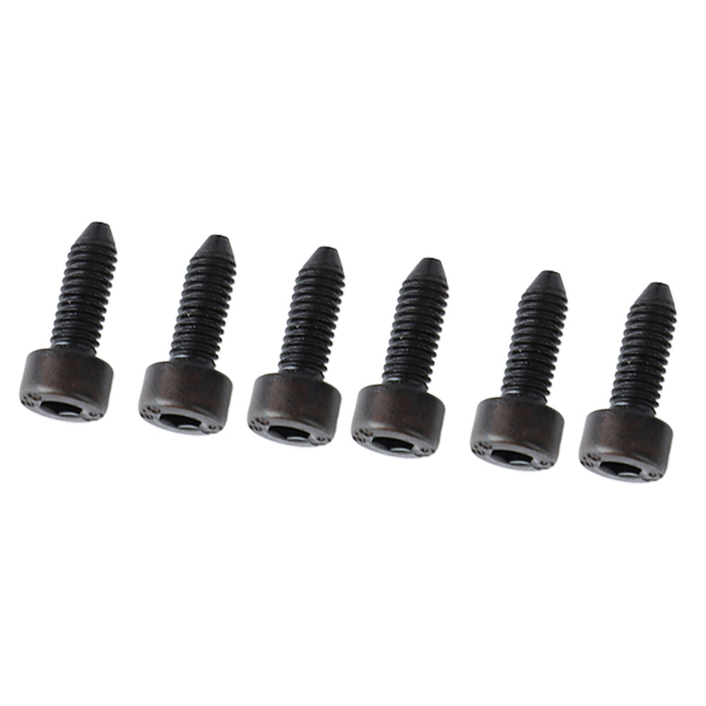 6Pcs Black Hex Head Guitar Screws For Double Tremolo Bridge Saddle 9441370336565