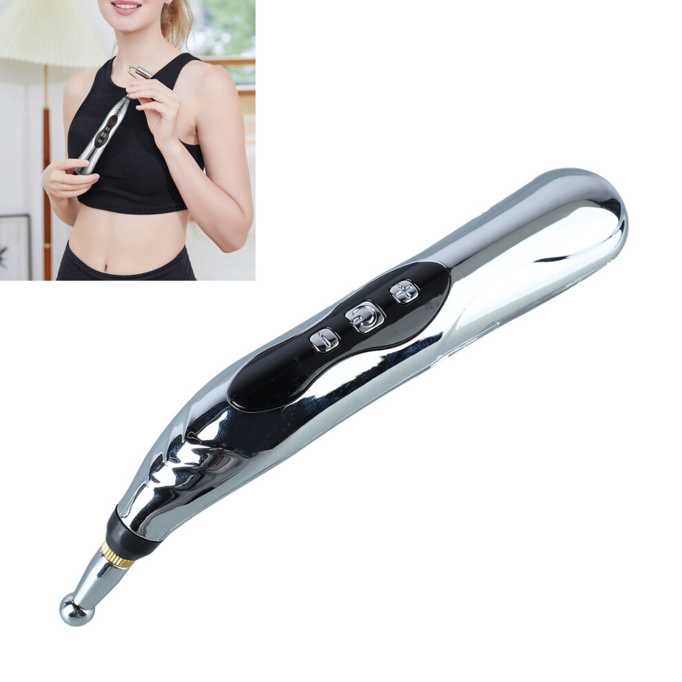 Rechargeable Meridians Pen Pain Relief Massage Tool, 400mAh Battery